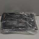 OPNICE Desk Organizer and Accessories, 2-Tier Computer Monitor Stand Riser with Drawer and 2 Pen Holders, Laptop Stand, Office Desk Accessories for Office Supplies, Black (Black 1-Pack)