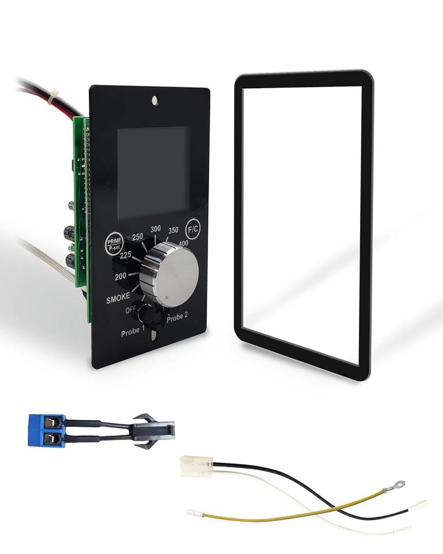 Universal PID Enhanced Grill Temperature Control Panel Replacement for Pit Boss, Traeger, Z Grills and Smokers Models