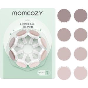 Momcozy Baby Nail Trimmer Replacement Pads, Electric Nail Trimmer Grinding Pads for Momcozy Electric Nail Trimmer Use Only, 8 Counts Replacement Pads, Pink
