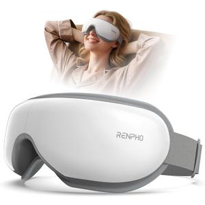 RENPHO Mothers Day Gifts for Women, Eye Massager with Heat, FSA Eligible HSA, Eye Mask for Migraine Relief, Birthday Gift for Men Mom Her, Sleep Mask for Reduce Strain and Dry Eyes, Eyeris 1