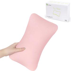 vocheer Small Pillows for Sleeping, 11"x7" Mini Pillow for Travel, Tiny Pillow for Neck, Lumbar, Knee, Wrist, Pets, Cotton Small Back Pillows for Travel, Bed, Office, Machine Washable, Dusty Rose-1pc
