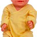 qzzXoq Newborn Human Training Model, Baby Care Model 20.5 Inches Life-Size Limbs Head Rotate Simulate Infant Care Training with Clothing, for Obstetrics Gynecology and Midwifery TeachingGirl