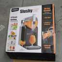 Slushie Machine,Slushy Machine for Home,6 Pre-Set Programs, Auto Clean Function,No Ice Needed, Commercial Frozen Drink Machine for Milkshake,Frappe,Margarita,Cold Drink,Slush and More (Light Black)