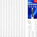 Delamu 157in Cord Covers for Wires on Wall, Cord Hider for 1 Cord, Paintable Cable Hider, Cable Management Wire Covers for Cords, W0.55 H0.4in, White