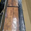 LUMTOK 10-Drawer Dresser, Fabric Storage Dressers for Bedroom, Hallway, Nursery, Closets, Steel Frame, Wood Top, Easy Pull Handle (Rustic Brown)