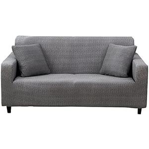 HOOBUY Printed Sofa Cover Stretch Couch Covers Patterned Loveseat Slipcovers for 2 Seater Cushion Couch Love Seat Set JYSH (2 Seater/Loveseat)