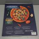 Pizza Pan - 14 Inch Nonstick Pizza Pan for Oven with Widen Handles for Cooking, Baking, and Grilling - Durable, Even Heating, Long-Lasting Kitchen Cookware (1, Black)