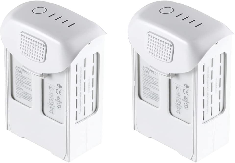 DJI Phantom 4 Series Intelligent Flight Battery High Capacity 5870mAh, 2 Pack for DJI Phantom 4, 4 Advanced, 4 Pro, 4 Pro V2.0, 4 RTK-OEM