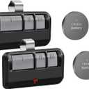 2 Replacement Garage Door Opener Remote,Compatible with Liftmaster Chamberlain Sears Craftsman Garage Door Opener Remote,Extra Battery,1993 to Present
