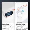 Bone Conduction Headphones, IPX8 Waterproof Swimming Headphones, Open Ear Headphones with MP3 Mode 32GB Memory Up to 12 Hours Playtime, Bluetooth 6.0 Earbuds Secure Fit for Running and Fitness, Orange