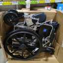 Medline Excel Extra-Wide Wheelchair with 24" Seat, Full-Length Arms, Elevating Leg Rests, and Chrome Frame - Bariatric, Premium Mobility Aid for Enhanced Comfort and Durability