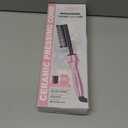 Dan Technology Curved 500-Degree Dual Voltage Electric Hot Comb Hair Straightener and Pressing Comb for Wigs and African American Hair