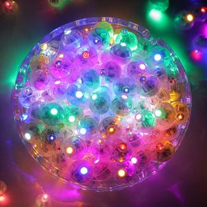 ZGWJ 100PCs Mini Led Lights for Paper Lantern, Led Balloons Light up Balloons for Neon Party Lights Easter Eggs Christmas Halloween Birthday Party Wedding Decoration (Colorful)