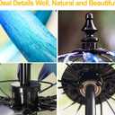 LimeHill Wind Spinner for Yard and Garden - Large Metal Kinetic Wind Sculptures for Outdoor Decorations