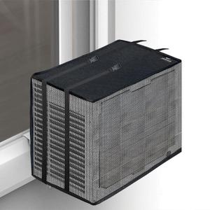 Qualward Mesh Window Air Conditioner Cover for Outside, Window AC Unit Screen, Ventilated Outdoor Window AC Protection, 21W*16D*15H