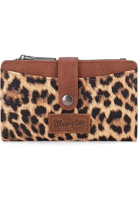 Wrangler Wallets for Women Slim Bifold Credit Card Holder