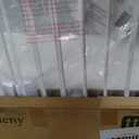 34" Tall Baby Gate No Drilling, Auto Close Dog Gate Indoor, White