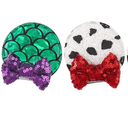 CellElection 8PCS Sequin Mouse Ears Hair Clips Glitter Hair Bows Cute Mice Ears Hair Clips Barrettes for Women Girls Hair Accessories for Costume Party Favor Christmas Decoration