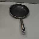 Ziruma NonToxic Frying Pan, Non Stick 8" Fully Clad for Fast & Even Heat, PFOAFree, Premium 304 Stainless Steel Handle, Induction Compatible, Oven Safe to 500°F