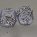 [4 in 1] Case Cover for AirPods Max Headphones (2024/2020) Ear Pad Case Cover/Headband Cover/Ear Cups Cover with Bling Star for Apple AirPods Max Headphones (Beige Star-T)