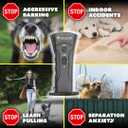 2 x Barks No More Dog Training Device & Bark Deterrent - Stop Barking Without Hurting Your Pet - Just Point & Press!
