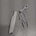 Sonic Dermaplaning Tool for Face - Rechargeable Dermaplane Razor with 6 Refill Dermablades, Facial Hair & Peach Fuzz Remover for Women, White 