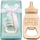 24Pack Poppin Bottle Openers for Baby Shower Favors Boy Baby Shower Return Gifts Decorations and Blue Souvenirs