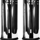 Toilet Paper Holder Stand  Modern Stainless Steel Toilet Paper Holder Free Standing, Toilet Paper Stand Bathroom Toilet Paper Storage Holder (2)