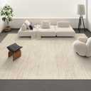 Valenrug Washable Rugs 8x10 - Non Slip 8x10 Area Rugs for Living Room, Stain Resistant Area Rugs for Bedroom, Foldable Machine Washable Area Rug(8'x10', Beige)