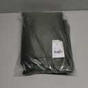 NICETOWN Dark Green Blackout Cafe Satin Curtains for Small Windows, 42" Wide by 63" Long, 2 Panels, Grommet Noise Reducing Faux Silk Blackout Drapes for Dining Room