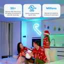 Meross Smart LED Light Bulb, Smart WiFi LED Bulbs Compatible with Apple HomeKit, Siri, Alexa, Google Home & SmartThings, Dimmable E26 Multicolor 2700K-6500K RGBWW, 810 Lumens 60W Equivalent, 2 Pack