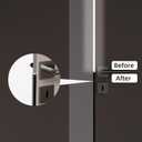 ESUFEIR 196" Wedge Sliding Window Weather Stripping Door Gap Filler,Adhesive Window Insulation for Winter Door Seal Strip,Soundproof Foam Tape for Frame,Black