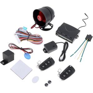 Universal 12V Auto Car Alarm Keyless Entry System with Remote Control Siren Sensor