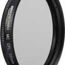 Amazon Basics Circular Polarizer Camera Lens Filter - 55 mm
