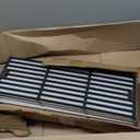 Criditpid Grill Grates for Char Griller 5050, 3001, 2121, 5650, 5072, 2123, 2828, 3072, 3030, 3008, 4000, 19 3/4" Cast Iron Cooking Grate Replacement Parts for Chargriller 5050, King Griller, 4-Pack