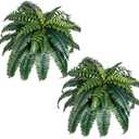 VEVOR Fake Ferns 2 Pcs, 39 Inch Artificial Boston Ferns Plants, Faux Fern with 35 Branches, Artificial Plants Large for Outdoors/Indoor Home, Office,Garden (Flowerpot Unincluded)