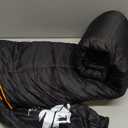 Mini Camping Blanket,Lightweight Puffy Blanket Packable Throw Blanket Waterproof Windproof for Outdoors, Travel, Beach, Airplane, Hiking (39x55", Black)