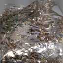 Voircoloria 3.3 x 6.6 ft Foil Fringe Backdrop Curtains, Tinsel Streamers Party Decorations, Fringe Backdrop for Birthday, Baby Shower, Gender Reveal, Graduation (3, Champagne)