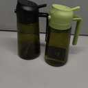 2PCS Olive Oil Dispenser and Oil Sprayer – 16oz/470ml Glass Light-Proof Oil Pourer for Kitchen, Air Fryer, Cooking, Salad, and BBQ