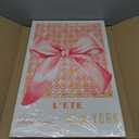 ZQARTZZQ Preppy Bow Wall Art Set of 3 Coquette Canvas Wall Decor Aesthetic Pictures Trendy Girly Wall Art Pink Blue Bow Prints Poster for Bedroom Living Room 16x24in