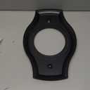 Renovation Shower Cover Plate for 2-Handle or 3-Handle to 1-Handle Shower Updates, Matte Black