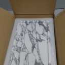 Real Luxurious Natural Marble Vanity Tray Genuine Marble Storage Tray for Home Decor Stone Tray for Bathroom/Kitchen/Vanity/Dresser NonResin/(arabescato)