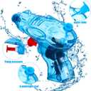 Threan 100 Pack Water Gun for Kids Mini Water Gun Toy Colors Plastic Squirt Pistol Small Fun for Adults Teens Summer Pool Beach Party Favor Outdoor Game Bath Birthday(Cool)