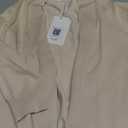 GRACE KARIN Women Cardigan Sweaters Lightweight Knit Cropped Cardigans Trendy 3/4 Sleeve Shrug Bolero S-3XL (Beige)