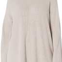 The Drop Women's Alice Crew-Neck Back-Slit Ribbed Pullover Sweater (XX-Large)