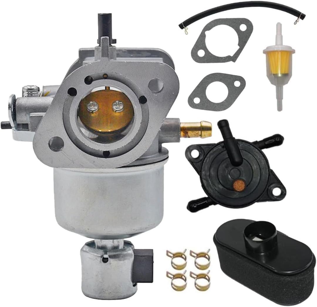 15004-0827 Carburetor With Air Filter & Fuel Pump Fit for Kawasaki FR600V FS600V FS481V FH580V FS541V Engine Carb Replace 15004-0822 15004-7053 15004-0818 15004-7060