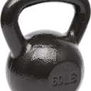 Amazon Basics Cast Iron Kettlebell 60LBS