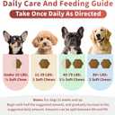 Turkey Tail Mushroom for Dogs, Dog Allergy Chews, Probiotics for Dog Allergy Relief - Itchy Skin Allergy Paw Relief - Seasonal Allergies & Immune Gut Health & Joint, Chicken Flavor - 90 Count