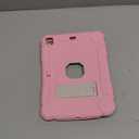 BMOUO Case for iPad 6th 5th Generation (iPad 9.7 inch, 2018/2017), Shockproof Protective iPad 9.7 Case with Built-in Stand/Pencil Holder for iPad 6th/5th Gen, Air 2, Pink