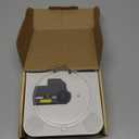 CD Player Portable Bluetooth 5.1 Desktop CD Player with HiFi Sound Speakers,Remote Control,Dust Cover,LED Display,Boombox FM Radio,USB/AUX for Home,Kids (White)